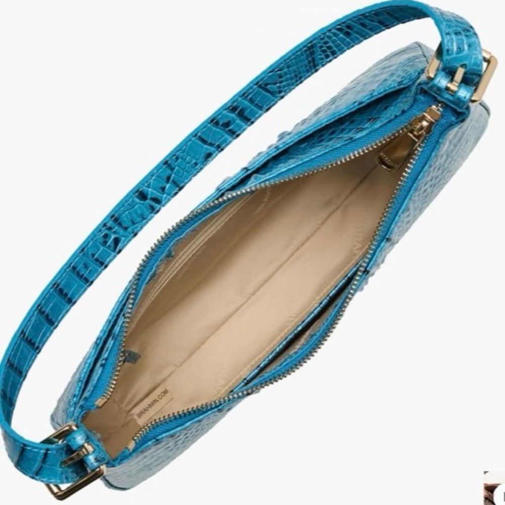 NWT, Brahmin Kyrie Vibrant Azure Melbourne - Picture 9 of 10